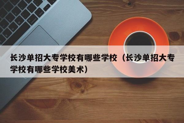长沙单招大专学校有哪些学校（长沙单招大专学校有哪些学校美术）图3