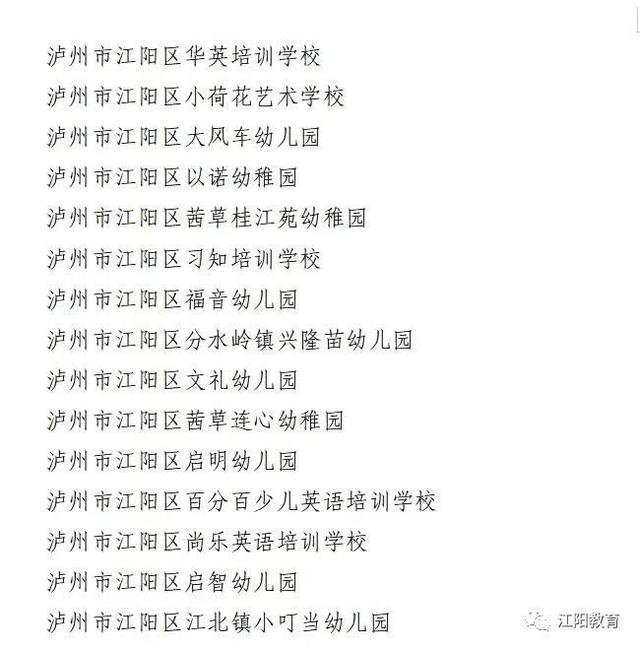 泸州私立学校有哪些(泸州私立学校有哪些初中)