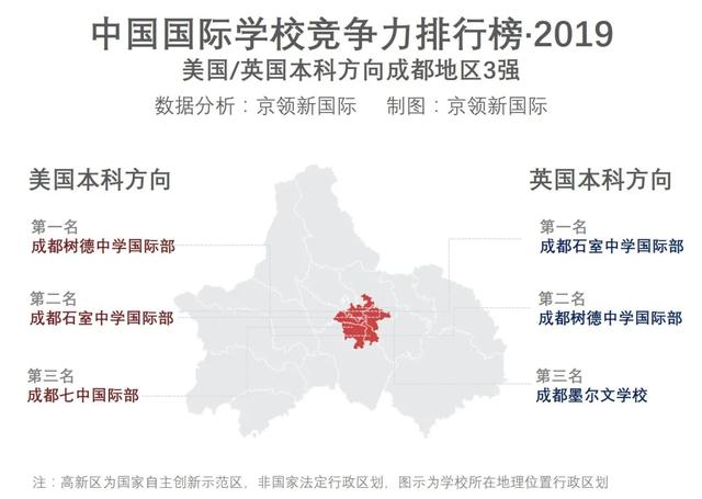 成都十大国际学校排名(成都同辉国际学校排名)