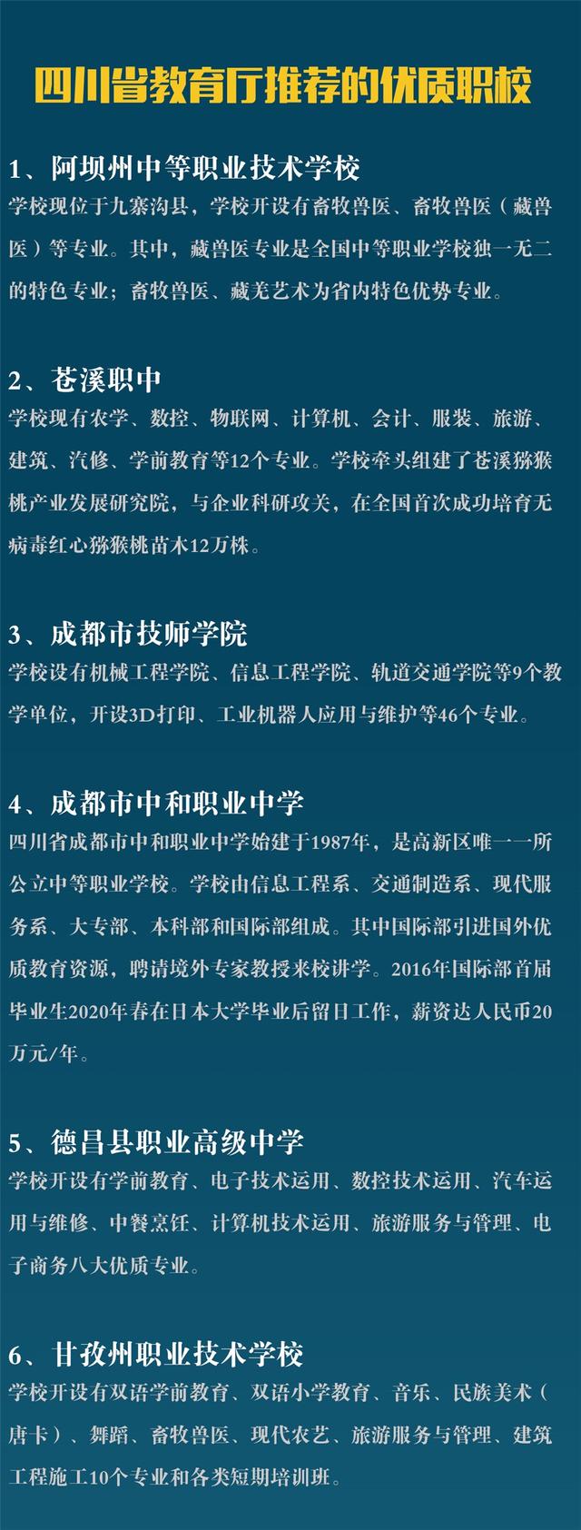 四川中职学校有哪些(四川公办中职学校有哪些)