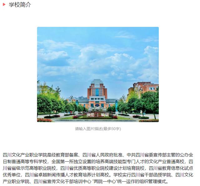 四川文化产业职业技术学校(四川文化产业职业技术学校官网)